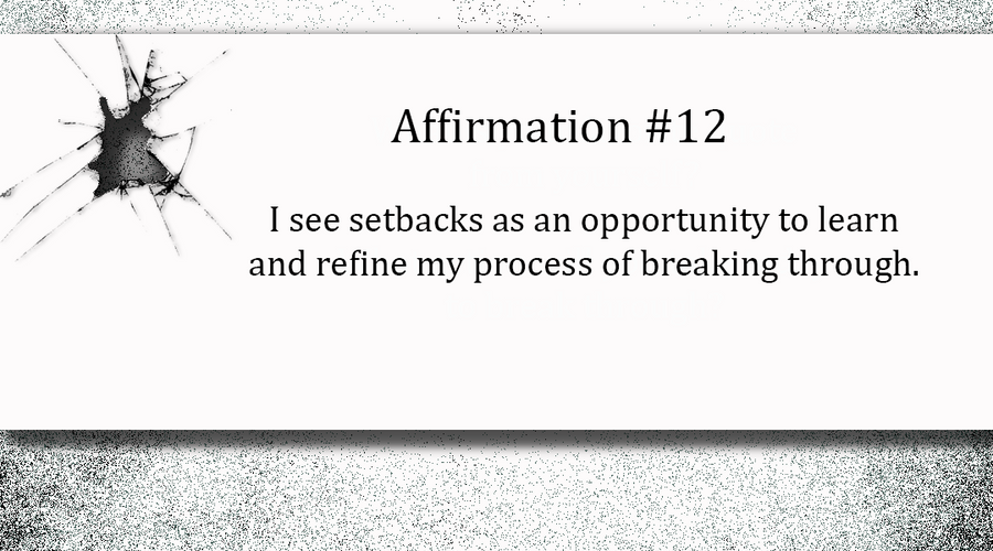 Breaking Through - Day Twelve