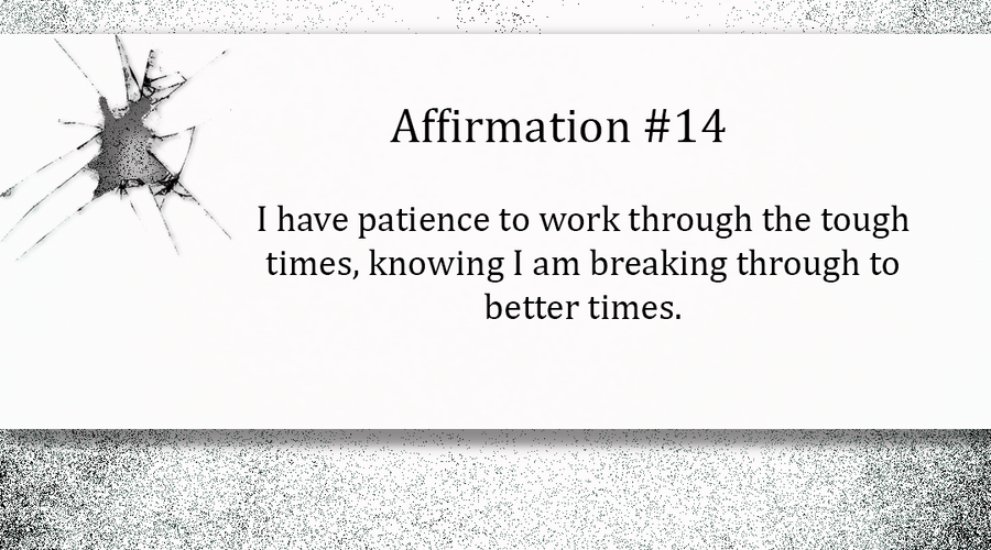 Breaking Through - Day Fourteen