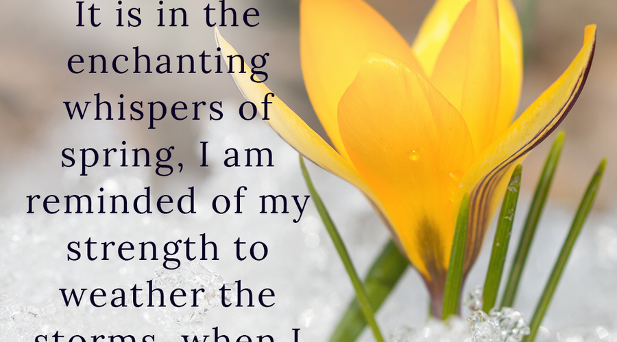 Enchanting Whispers of Spring – Affirmation 30-02
