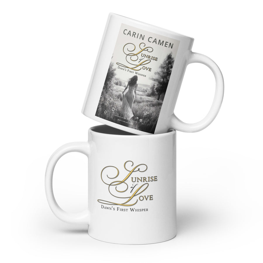 Carin Camen Exclusive Sunrise of Love White Glossy Mug