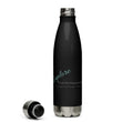 Load image into Gallery viewer, Carin Camen Exclusive "Reflective Thoughts - Thoughts to Explore" Stainless Steel Water Bottle