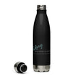 Load image into Gallery viewer, Carin Camen Exclusive "Reflective Thoughts - Thoughts to Achieve" Stainless Steel Water Bottle