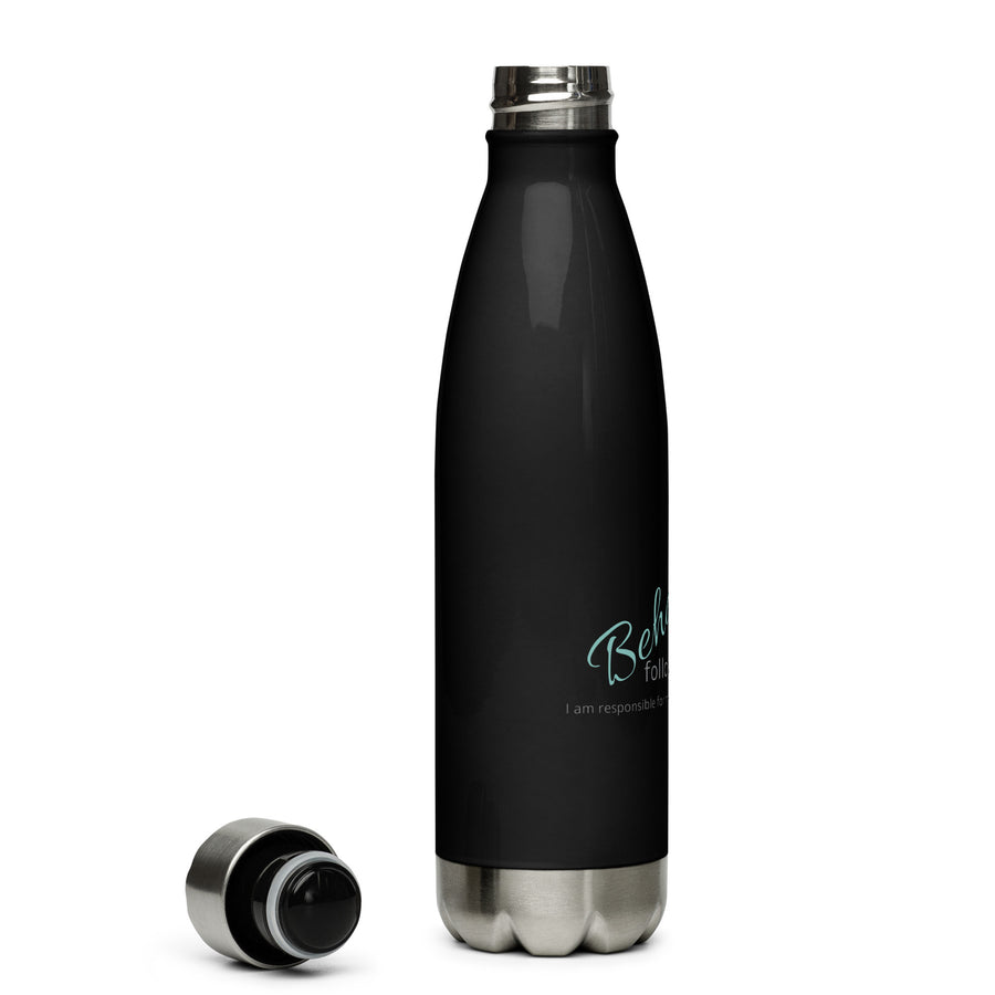 Carin Camen Exclusive "Reflective Thoughts - Thoughts on Behavior" Stainless Steel Water Bottle