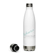 Load image into Gallery viewer, Carin Camen Exclusive "Reflective Thoughts - Thoughts on Behavior" Stainless Steel Water Bottle