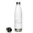 Load image into Gallery viewer, Carin Camen Exclusive "Reflective Thoughts - Thoughts of Hope" Stainless Steel Water Bottle