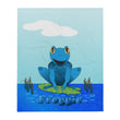 Load image into Gallery viewer, Carin Camen Exclusive - Froggie - Children's Throw Blanket