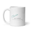 Load image into Gallery viewer, Carin Camen Exclusive - Reflective Thoughts - Thoughts to Claim - White Glossy Mug