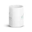 Load image into Gallery viewer, Carin Camen Exclusive - Reflective Thoughts - Thoughts of Kindness - White Glossy Mug