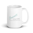 Load image into Gallery viewer, Carin Camen Exclusive - Reflective Thoughts - Thoughts of Success - White Glossy Mug