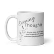 Load image into Gallery viewer, Carin Camen Exclusive - Evening Thoughts - Embrace the Journey - White Glossy Mug