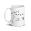 Load image into Gallery viewer, Carin Camen Exclusive - Evening Thoughts - Embrace the Journey - White Glossy Mug