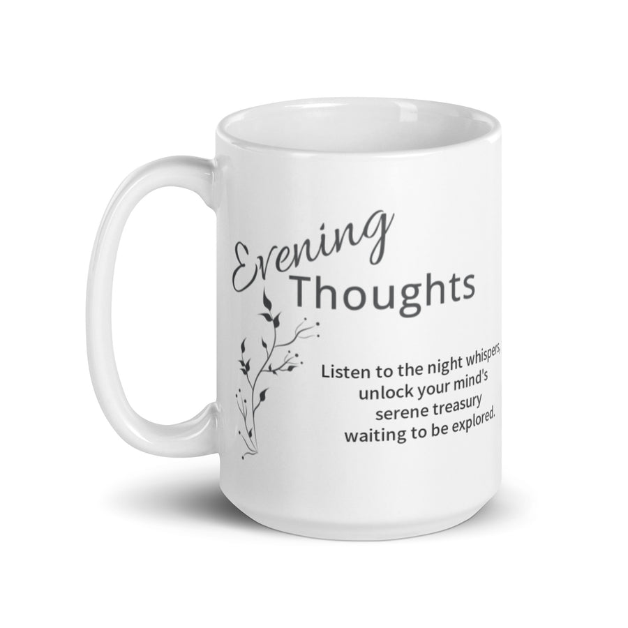 Carin Camen Exclusive - Evening Thoughts - Serenity - White Glossy Mug