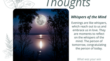 Evening Thoughts — Whispers of the Mind