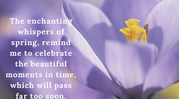 Enchanting Whispers of Spring – Affirmation 21-01