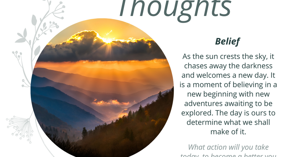 Morning Thoughts — Belief