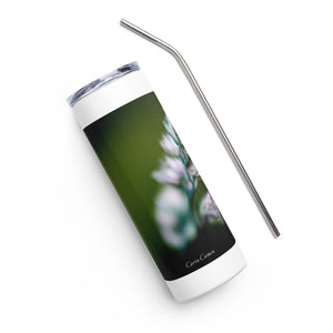 Carin Camen Exclusive - Nature's Art - Enchanting Touch - Stainless Steel Tumbler