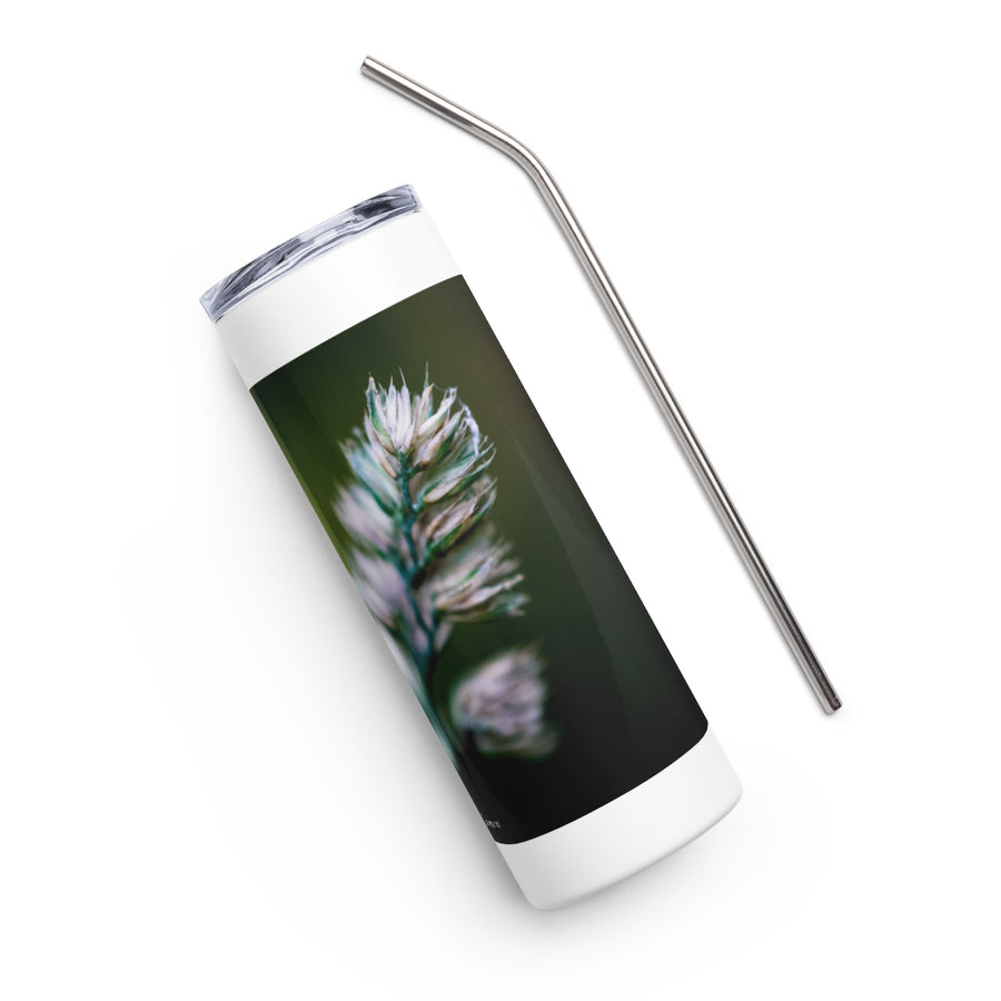 Carin Camen Exclusive - Nature's Art - Enchanting Touch - Stainless Steel Tumbler
