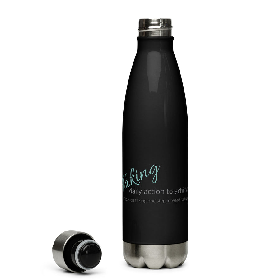 Carin Camen Exclusive "Reflective Thoughts - Thoughts to Achieve" Stainless Steel Water Bottle