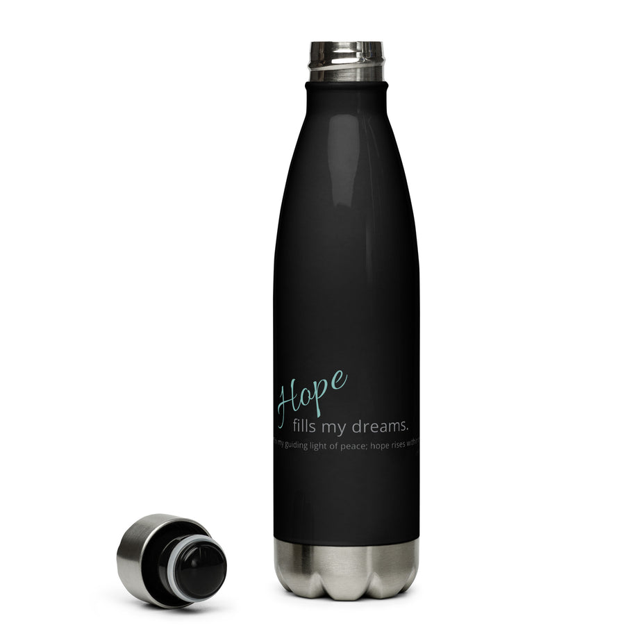 Carin Camen Exclusive "Reflective Thoughts - Thoughts of Hope" Stainless Steel Water Bottle