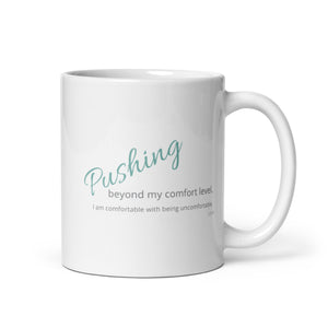 Carin Camen Exclusive - Reflective Thoughts - Thoughts of Beyond - White Glossy Mug