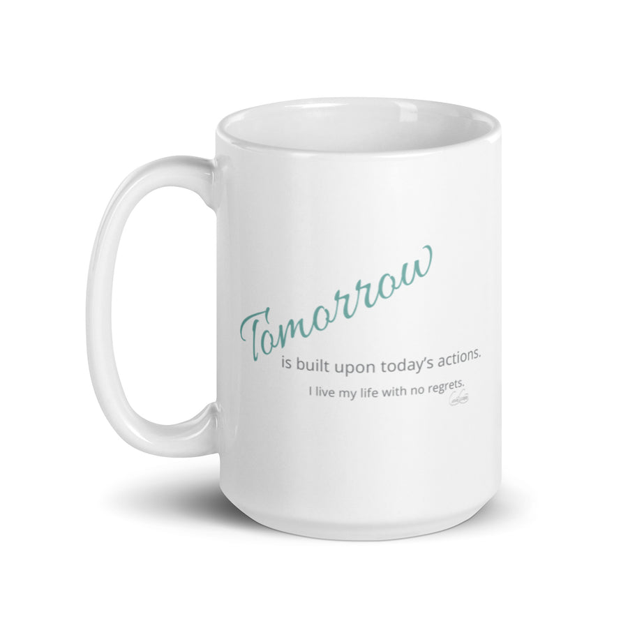 Carin Camen Exclusive - The Ember Within - Thoughts of Tomorrow - White Glossy Mug