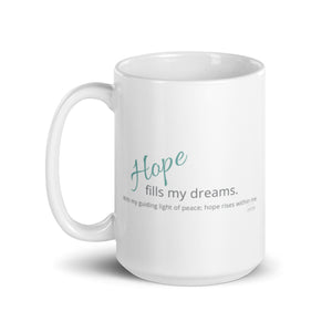 Carin Camen Exclusive - The Ember Within - Thoughts of Hope - White Glossy Mug