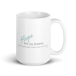 Carin Camen Exclusive - The Ember Within - Thoughts of Hope - White Glossy Mug