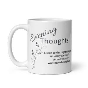 Carin Camen Exclusive - Evening Thoughts - Serenity - White Glossy Mug