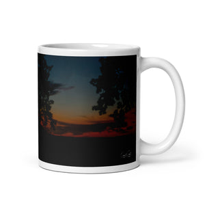 Carin Camen Exclusive - Evening Thoughts - Serenity - White Glossy Mug