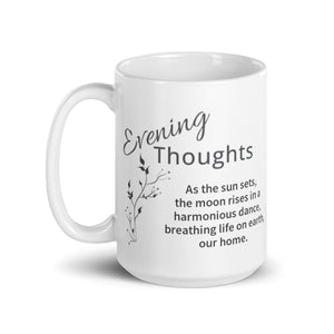 Carin Camen Exclusive -  Evening Thoughts - Harmonious Dance - White Glossy Mug