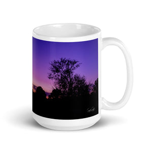 Carin Camen Exclusive - Let's Get Lost Adventures - Evening Thoughts - Face the Sun - White Glossy Mug