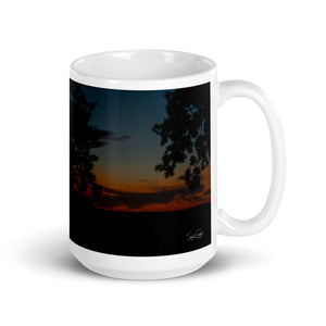 Carin Camen Exclusive - Evening Thoughts - Serenity - White Glossy Mug